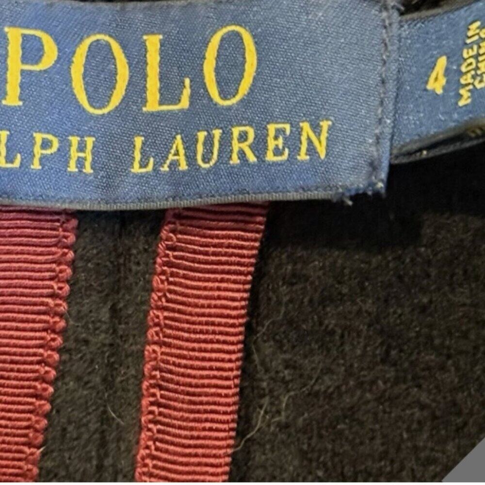 Ralph Lauren Polo Varsity Wool Blazer Tipped Jacket Crest Pocket 4 - Picture 6 of 8